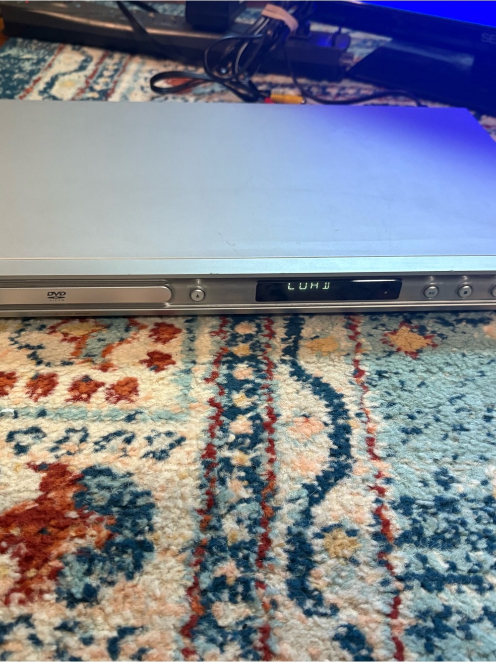 Slim Silver DVD Player with Front Display - Reliable Playback